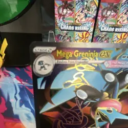 The Pokemon Company Mega Greninja EX 100/108 Chaos Rising Holo 350 HP - Image 3