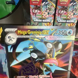 The Pokemon Company Mega Greninja EX 100/108 Chaos Rising Holo 350 HP - Image 5