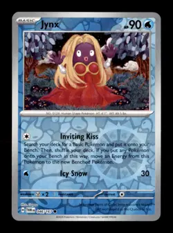 Jynx 046/167 Common Twilight Masquerade Pokemon Reverse Holo Near Mint - Image 1