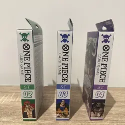 One Piece Started Deck ST02 / ST03 /ST04 Bundle English Cards All Sealed - Image 2