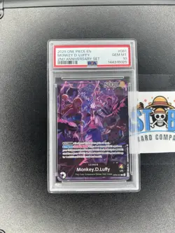 2025 One Piece EN 2nd Anniversary Set #061 Monkey D. Luffy PSA 10 GEM MINT - Image 1