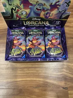 Disney Lorcana TCG Attack Of The Vine! English 24x New Sealed Booster Packs - Image 1