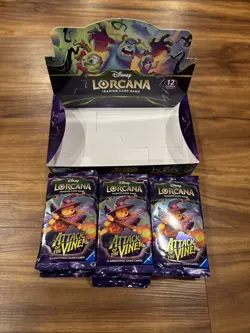 Disney Lorcana TCG Attack Of The Vine! English 24x New Sealed Booster Packs - Image 2