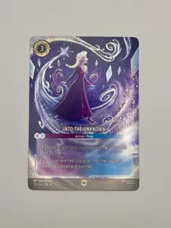 2025 DISNEY LORCANA EN 8-REIGN OF JAFAR ENCHANTED #213 INTO THE UNKNOWN - NM - Image 1