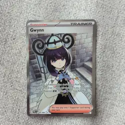 Pokemon TCG Gwynn 109/084 Ultra Rare Full Art Pitch Black PBL EN NM - Image 1