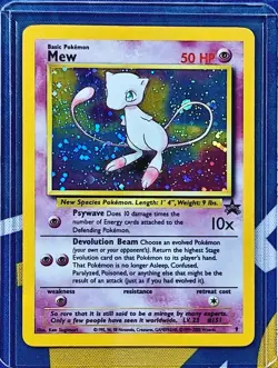 Ancient MEW🌀, MEW Holo & MEW Movie Promo - WOTC Black Star Promo Set (NM!) - Image 3