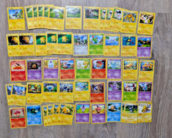 Pokemon TCG Lot Black White Emerging Powers 56 Card Bulk Lot Emolga Joltik - Image 1