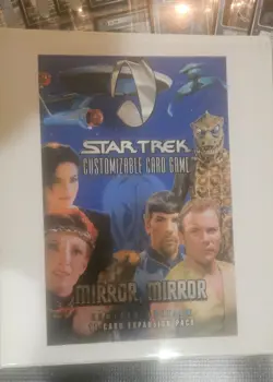 Star Trek CCG Mirror Mirror Complete 131 Card Set With UR First Officer Spock - Image 4
