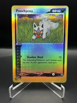 Poochyena 65/109 Ruby & Sapphire Common Reverse Holo Pokemon TCG Card NM - Image 1