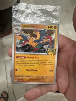 Pokemon Archeops Field Museum Exclusive Promotional Card - New Sealed - Image 1
