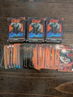 Rage The Werewolf Apocalypse TCG Card Lot White Wolf 1995 Unsorted Collection - Image 1