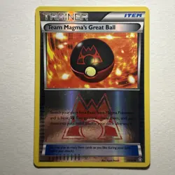 Pokemon TCG Team Magma's Great Ball Reverse Holo Card 31/34 Double Crisis - Image 1