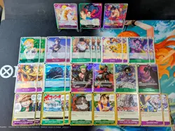 One Piece | Purple Green Monkey.D.Luffy (EB02) Deck Core (31 Cards) - Image 1