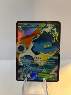 Pokemon TCG Blastoise EX Holo Ultra Rare Card 155/160 XY Base Set 2014 - Image 1