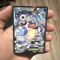 Pokemon TCG Blastoise EX XY122 XY Promo Holo English 180 HP Card - Image 1