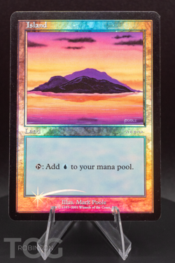 Island: 2002 Magic The Gathering - Arena Beta Promo Foil - Image 1