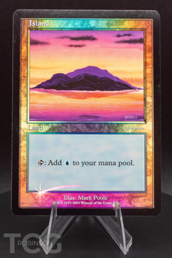 Island: 2002 Magic The Gathering - Arena Beta Promo Foil - Image 1