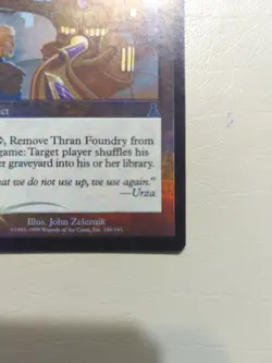 MTG FOIL Thran Foundry - Urza's Destiny Never Played - Image 5