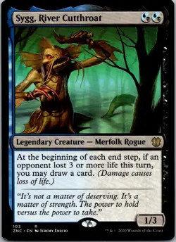 Sygg, River Cutthroat R Commander: Zendikar Rising 103 NM Normal - Image 1