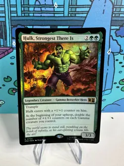 Hulk, Strongest There Is Commander: Marvel Super Heroes Foil Plus 4 more - Image 1