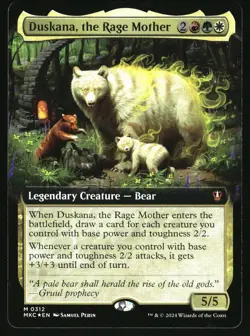 Murders at Karlov Manor #312 Duskana, the Rage Mother (Extended Art) Foil - Image 1
