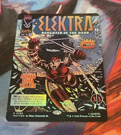 Wizards of the Coast MTG Elektra, Daughter of the Hand 0395 Rare Foil Alt - Image 1
