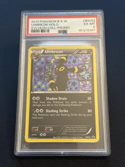 Pokemon Umbreon Holo Promo BW93 Sylveon Collection PSA 6 - Image 1