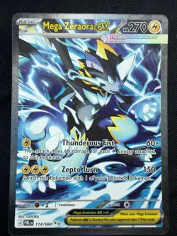 Mega Zeraora EX 114/084 Pokemon Pitch Black Full Art Holo SIR English - Image 1