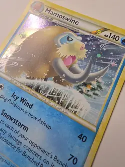 Pokemon Mamoswine Triumphant Holo Rare 5/102 NM+ - Image 2