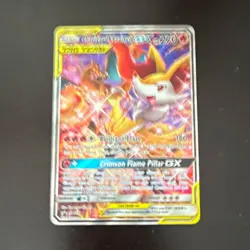 Pokemon TCG Charizard & Braixen GX SM230 SM TAG TEAM GX Promo Full Art Holo - Image 1