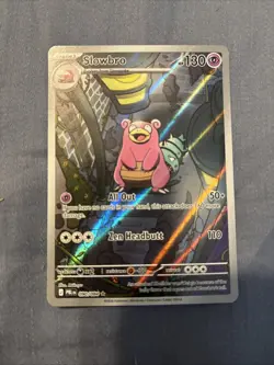 SLOWBRO 090/084 ILLUSTRATION RARE PITCH BLACK POKEMON HOLO NM/M - Image 1