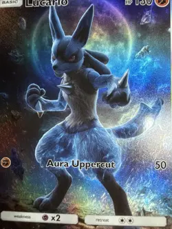 Lucario FAN ART Holo - Non Tcg - Image 2
