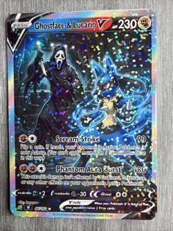 Ghostface Lucario FAN ART Holo - Non Tcg - Image 1