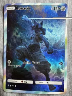 Lucario FAN ART Holo - Non Tcg - Image 1
