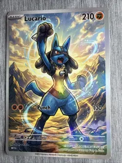 Lucario FAN ART Holo - Non Tcg - Image 1