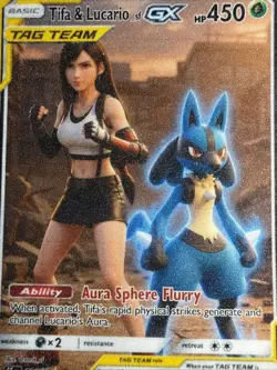 Lucario FAN ART Holo - Non Tcg - Image 2