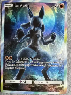 Lucario FAN ART Holo - Non Tcg - Image 1