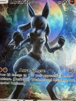 Lucario FAN ART Holo - Non Tcg - Image 2
