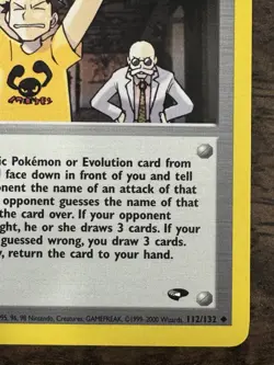 Blaine’s Quiz #3 112/132 Gym Challenge Unlimited - NM- to LP+ Pokemon WOTC 2000 - Image 5