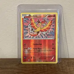 Pokemon TCG Moltres Reverse Holofoil 9/124 XY Fates Collide - Image 1