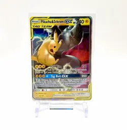 Pikachu & Zekrom GX 33/181 - Pokemon Team Up Holo Ultra Rare Eng - NM/M - Image 1