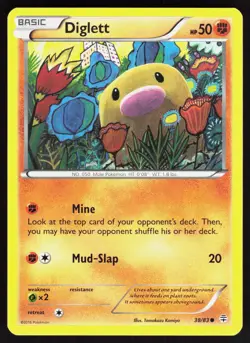 Diglett 38/83 Generations Lightly Played Tomokazu Komiya Pokemon TCG - Image 1