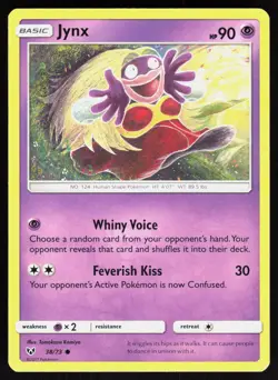 Jynx 38/73 Shining Legends Lightly Played Tomokazu Komiya Pokemon TCG - Image 1