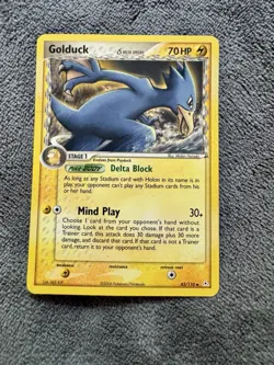Golduck 43/110 Uncommon Holon Phantoms Pokemon NM/LP - Image 1