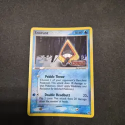 Pokemon TCG Snorunt Ex Power Keepers Reverse Holo 64/108 LP - Image 1