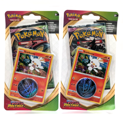 Pokemon TCG Vivid Voltage Checklane Blister Pack Set of 2 Scorbunny - Image 1