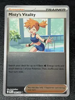 Misty's Vitality 080/084 - Reverse Holo - Pokemon TCG: Pitch Black - Image 1