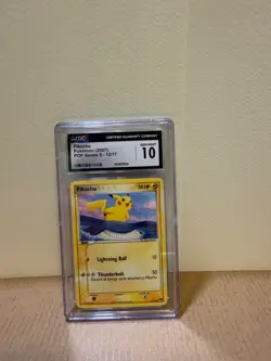 2007 Pokemon Pop Series 5 #12 Pikachu CGC 10 GEM MINT - Image 2