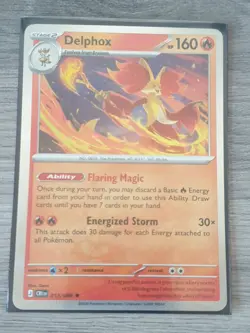 Delphox - 013/086 - Rare Holo - Chaos Rising Pokemon Holo Near Mint - Image 1