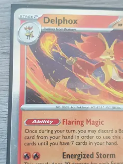 Delphox - 013/086 - Rare Holo - Chaos Rising Pokemon Holo Near Mint - Image 5